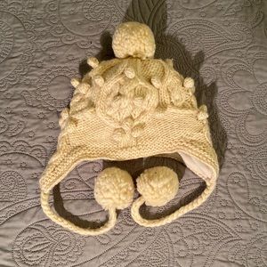Ivory winter hat